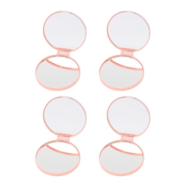 Bärbar plastvikbar cirkulär präglad kosmetisk spegel
