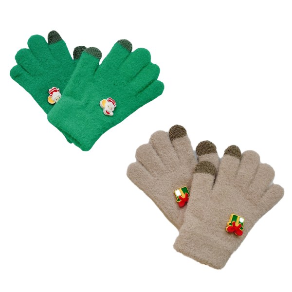 Barn 3-6 år julhandskar tecknade handskar