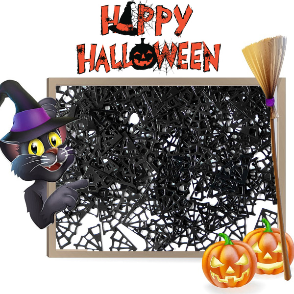 6Pack Halloween Party Confetti Ghost Bat Witch Skelett