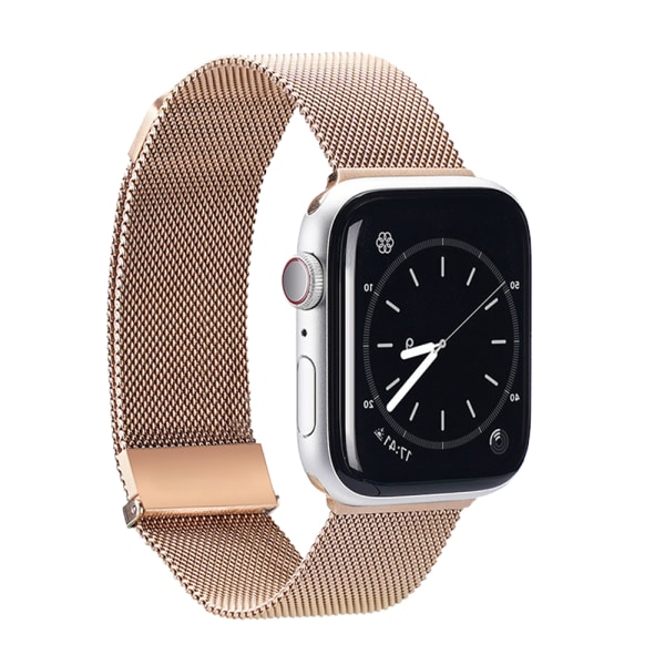 Metallband i rostfritt stål som är kompatibelt med Apple Watch rem