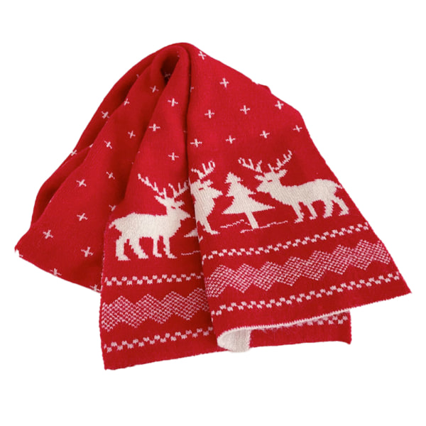 Julgran fawn stickad scarf höst vinter ny scraf