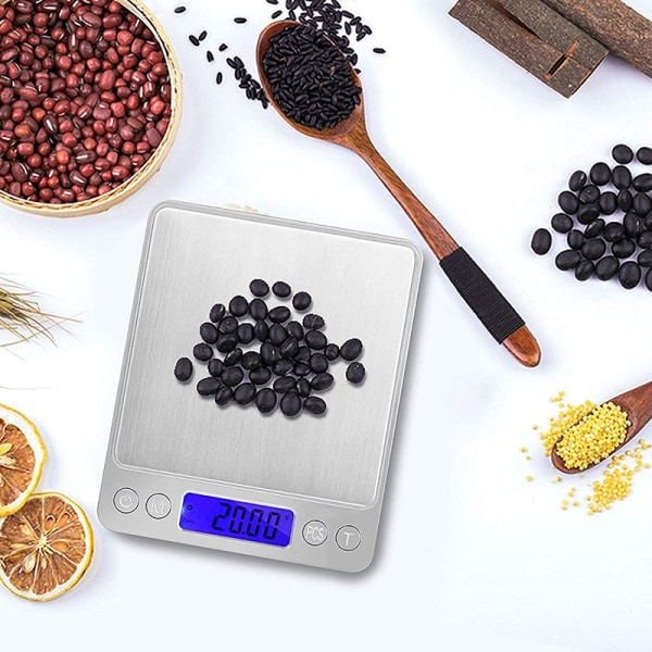 Precision Digital Scales 500g/0.01g Fickvågar, Bokstavsvågar, Gramvågar, Juveleraresvågar, med 6 enheter konvertering, LCD-skärm, idealisk för