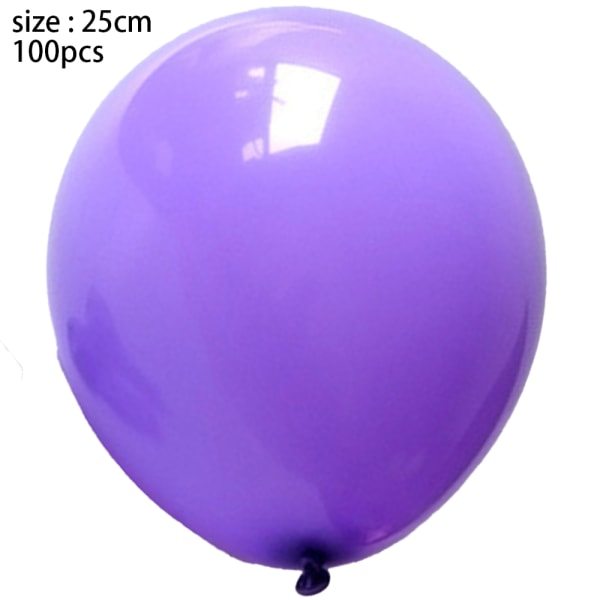 100-pack 10-tums tjocka ballonger, latex heliumballonger, för