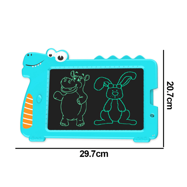 Julklapp tecknad dinosaurie LCD tablett graffiti liten