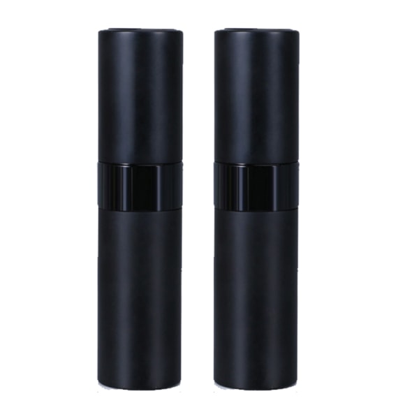 2 stycken 8ml parfymflaska, portabel reseparfymflaska matte black
