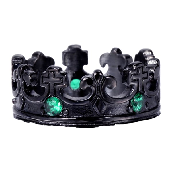 Royal King Knight Crown Ring för män
