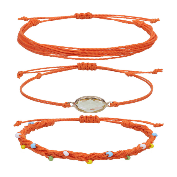 Armband repflätade färgglada smycken justerbara Stil: Stil 2;
