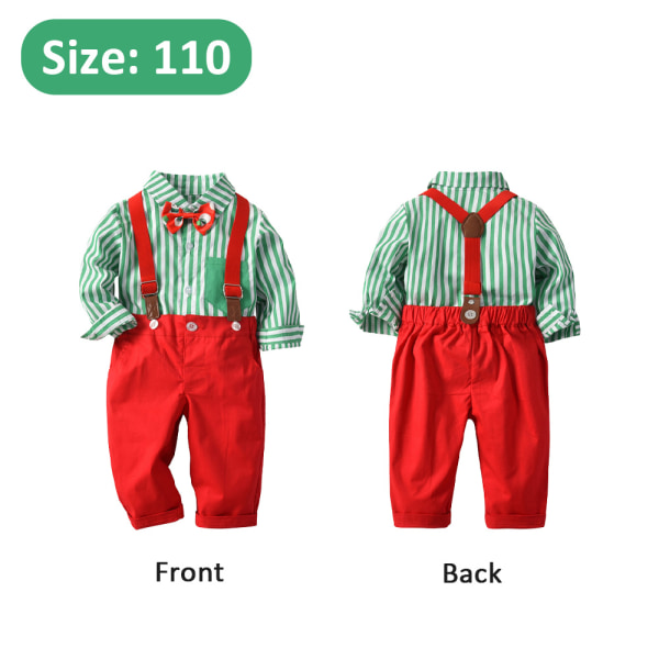 Baby Boy Clothes Toddler Outfits Pojkars randiga printed fluga