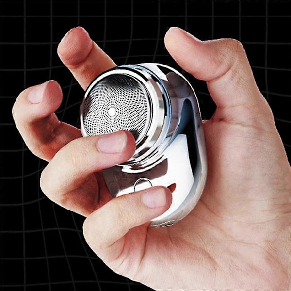 Elektrisk Rakapparat IPX7 Vattentät Elektrisk Mini Rakapparat för Män med Digital Display, Portabel