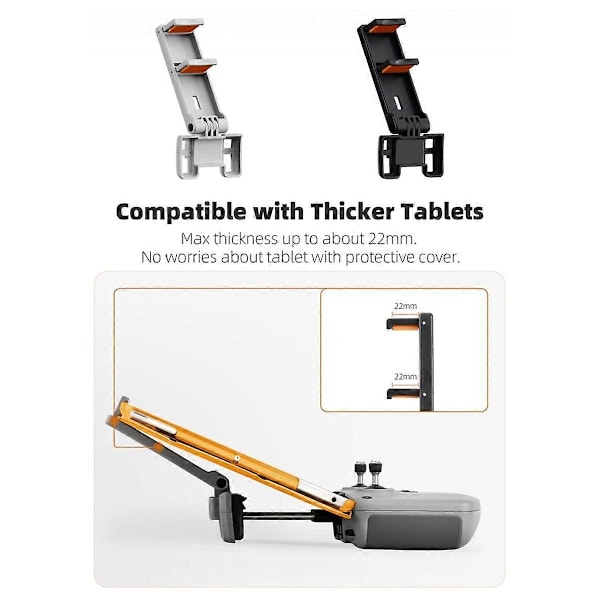 Kokoontaittuva tablettiteline NEO/Mini4 Pro/AIR 3S -malleille, purkamista ei tarvita, puhelin- ja tablettiteline RCN3/2/1 -malleille