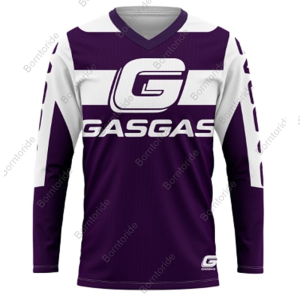 Downhill Motorcykeltrøje Mountainbike Langærmet T-shirt purple XS