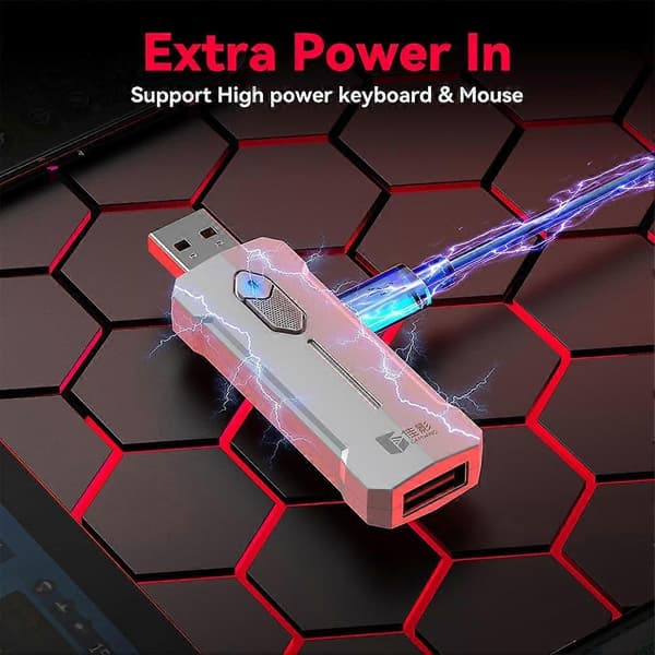 Mobile Gaming Keyboard and Mouse Converter Mobile Gaming Converter x8 pro