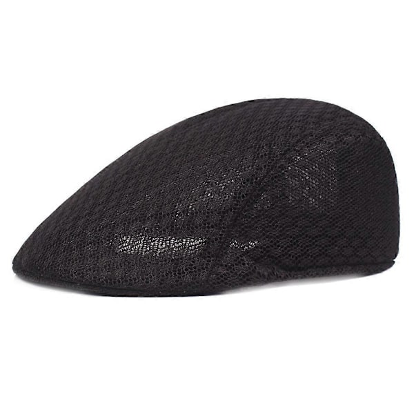 Vintage Mesh Basker Ivy Basker Andningsbar Gubbkeps Herr Platt Keps Sommar Golfhatt Andningsbar Mesh Unisex Platt Keps