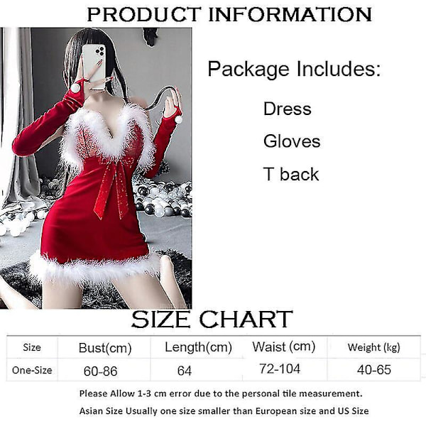 Jultomteserien Kostym Julfest Snö Älg Flicka Röd Klänning Cape Rep Uniform Pyjamas 9