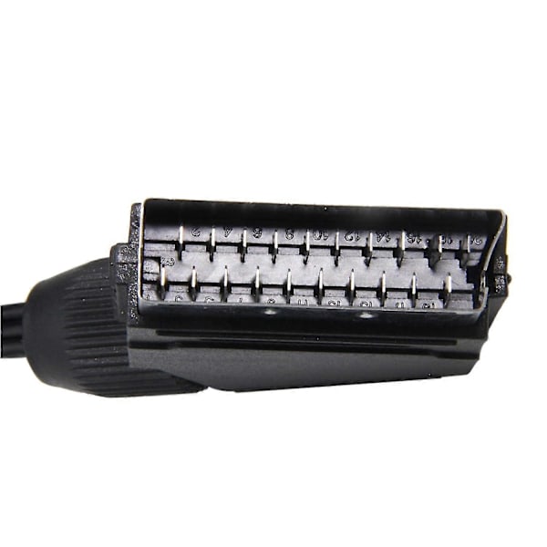 Scart - 3,5 mm, 1,4 m 3,5 mm:n miniliitin - Scart-kaapeli televisiolle, kuulokkeille ja kaiuttimelle
