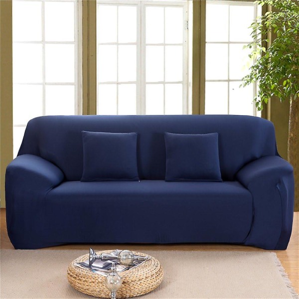 Joustava sohvan cover 2 istuttava sohva päällinen Sohva suojapäällinen sohvan  päällinen asennettu sohvan cover käsinojalla, laivastonsininen 7cf8 | Fyndiq