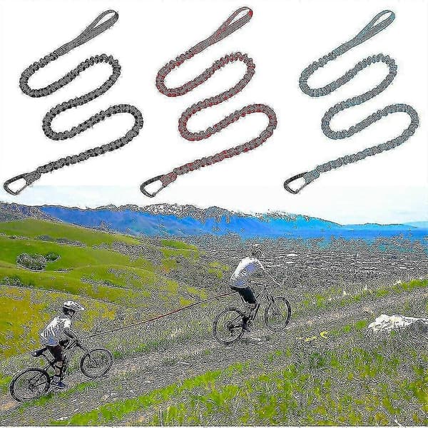 Børnecykel Trækreb Elastisk Cykel Trækstrop Cykel Trækreb - rød - (niubi)
