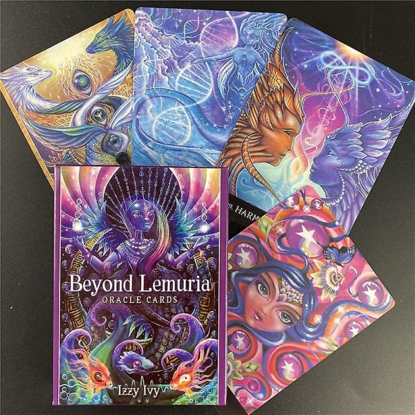 Beyond Lemurian Tarot -korttipeli perhejuhliin ja viihteeseen 49pcs ts11