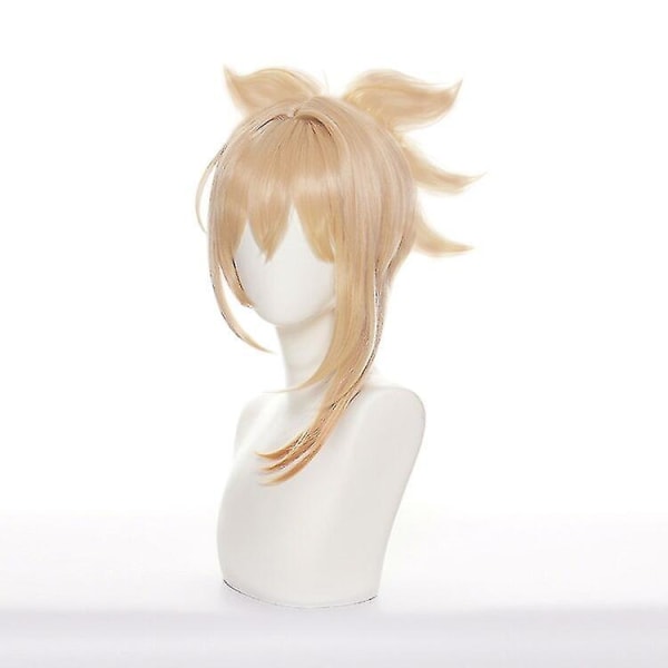Spill Genshin Impact Naganohara Yoimiya Cosplay Parykk Delt Hår