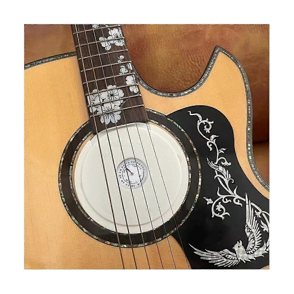 Akustisk Gitarr Ljudhålsfuktare Gitarr Fuktighetsregulator Gitarr Avfuktare Svart