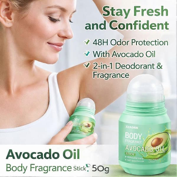 Avocadoolie Kropsduftpind - Langvarig og Frisk