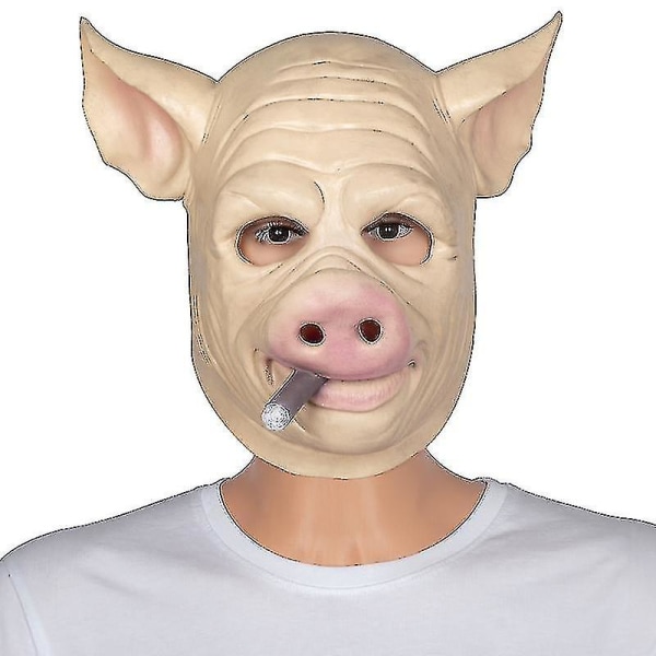 Halloween Pig Mask Animal Latex Mask