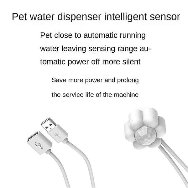 Smart Motion Sensor Hundevandfontæne Dispenser Intelligent Infrarød USB Universal Detektor