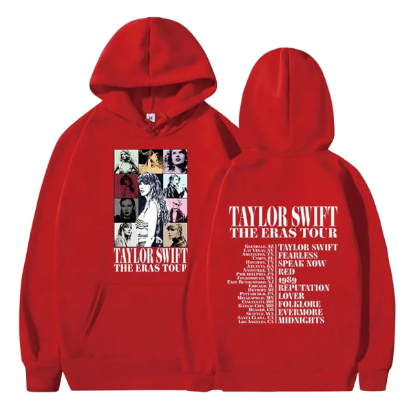 Taylor Swift perifer hættetrøje 3D-printet Taylor Swift unisex sweatshirt 4XL