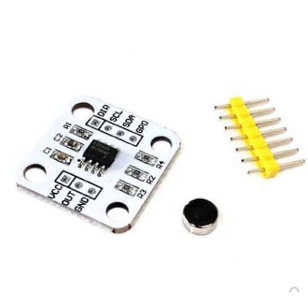 4st AS5600 Magnetisk Encoder Magnetisk Induktionsvinkelmätningssensor Modul 12Bit Hög Precision