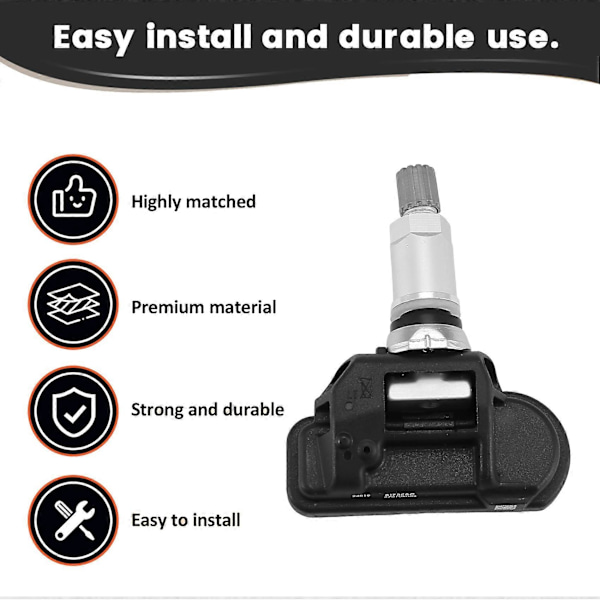 Dæktrykssensor 433MHZ 670106084 670034786 til 4C Jumper Ducato Boxer 2013-2021