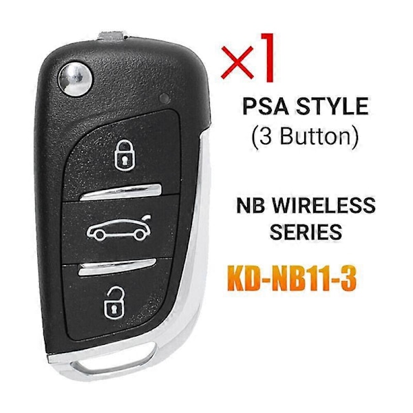 KEYDIY NB11 Fjernbetjening Bilnøgle Universal 3 Knapper til Style for KD900/-X2 MINI/ -MAX Programmer