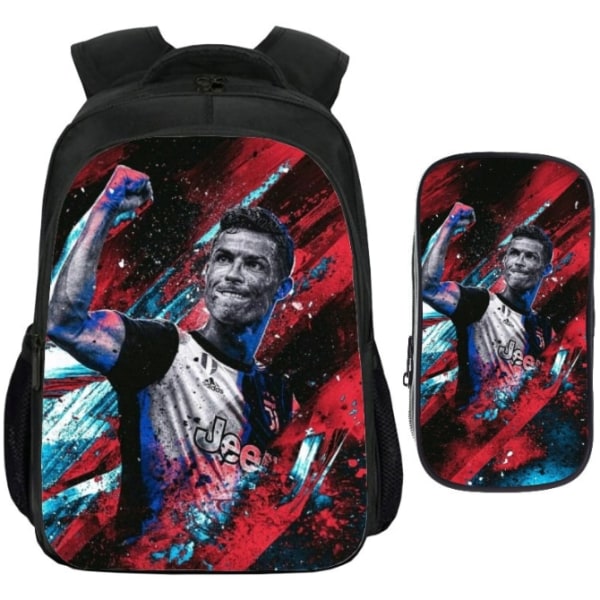 16\" Fodboldstjerne Messi Ronaldo Skoletaske Picture color 16 Inches