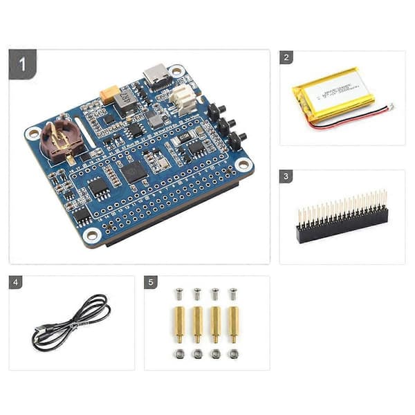 til Power Control Board On-Board RP2040 Clock Chip Udvidelseskort Kit