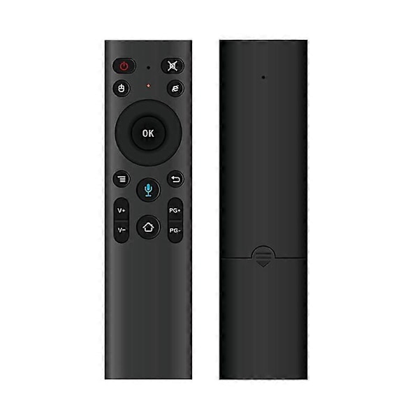 Q5+ Luftmus Bluetooth Fjernkontroll Stemmekontroll for Smart TV Android Boks 2.4G Trådløs Stemmefjernkontroll Co