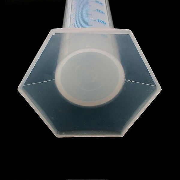 500ml Mätcylinder Plast Graderad Laboratorieprovning Vätskerör Het
