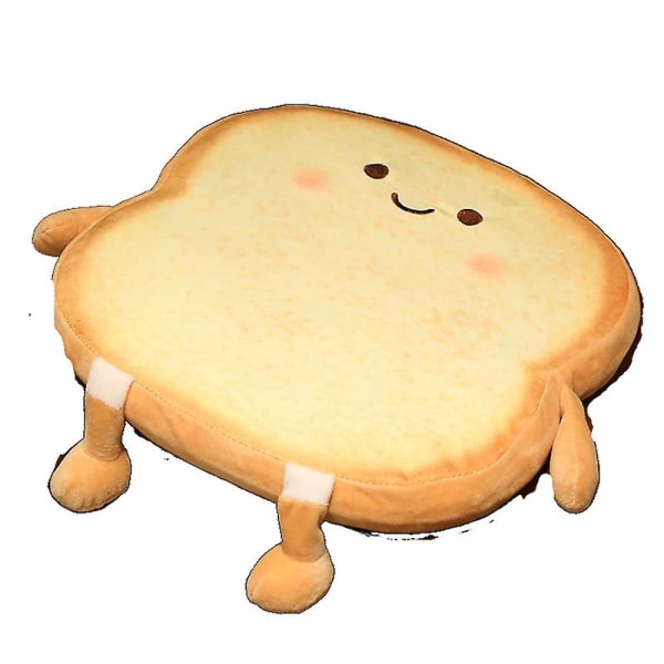 Simulation Kawaii Brød Toast U Form Pude Plys Legetøj Sød Plus Cushion 1
