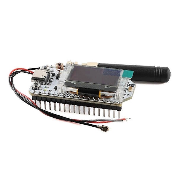Heltec 868mhz-915mhz Sx1262 Esp32 Lora 0.96 Tum Blå Oled-display Wifi Lora 32 V3 Utvecklingskort För