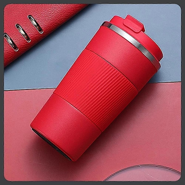Resemugg för varma och kalla drycker, isolerad kaffemugg med läckagesäkert lock, dubbelväggig resemugg