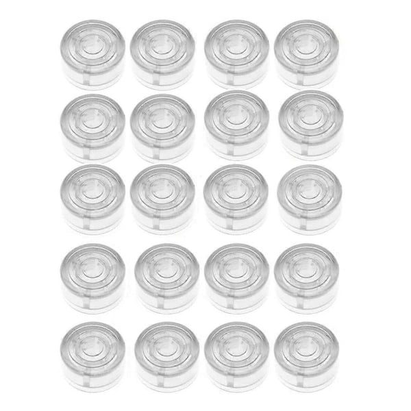 20 st/set Gitarr Effektpedal Footswitch Toppar Fotspiksskydd för Gitarr Effektpedal