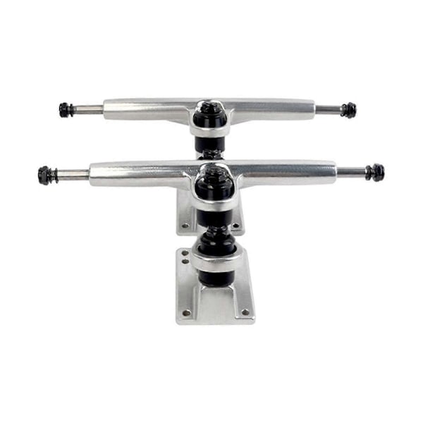 1 Par Dubbeldäck Longboard Truck 7 Tum Skateboard Stativ Truck Gravitationsgjutningsteknik