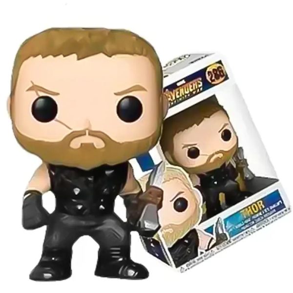 POP Marvel Avengers Figurer Spider-Man Iron Man Captain America Thor Hulk Thanos War Machine Model Børnegave Legetøj 15