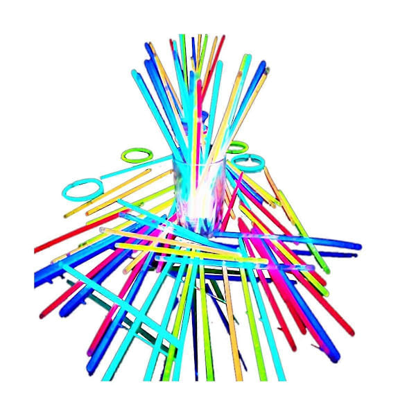 100 STK Fluorescerende Lys Glow Sticks Armbånd Halskæder til Bryllupsfest Glow Sticks Lyse Farver