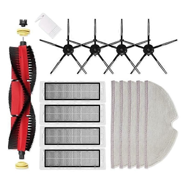 För 1S S5 S5 Max S6 S6 MaxV S6 Pure S502-00 S502-02 E4 E5 Robotdammsugare Borste Hepa Filter Mo