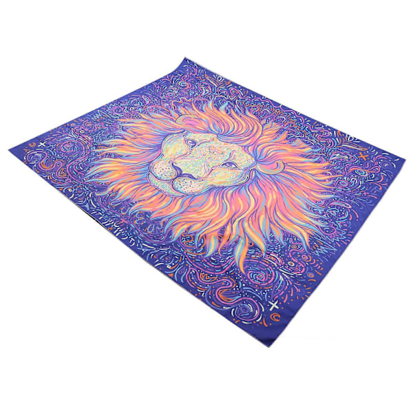 Blacklight Gobelin Dyre Stil Blød Hudvenlig Selvlysende i Mørke UV Reaktiv Gobelin til Soveværelse Fest Kontor Dyre Stil 200x150cm/78.7x59.1in