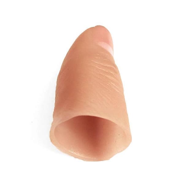 Magisk tommelfinger Silke Vanish trickrekvisit blød plastfinger