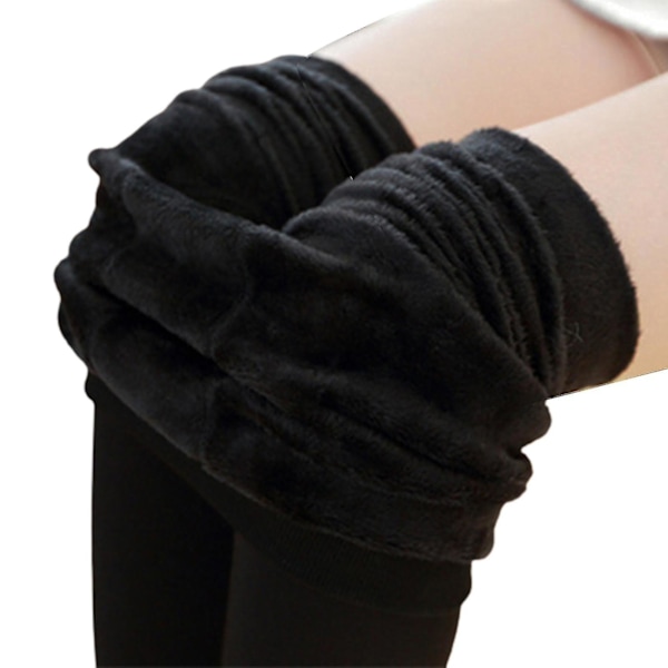 Vinter Varme Leggings Kvinder Høj Elasticitet Høj Talje Tights Leggings Slim S-l