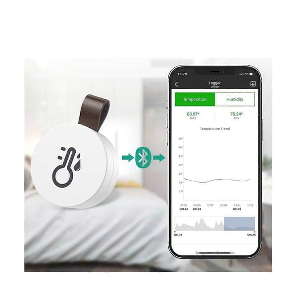 Termometer Hygrometer Trådløs Bluetooth Udendørs Termometer Temperatur- og Fugtighedssensor