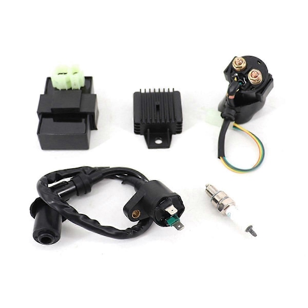 Tändspole & AC CDI Box 6-stift för GY6 4-takt 50cc 125cc 150cc 139QMA 139QMB ATV
