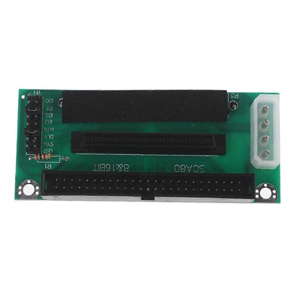 SCSI 80-pin til 68-pin til 50-pin adapterkort for dataoverføring for Mini PC