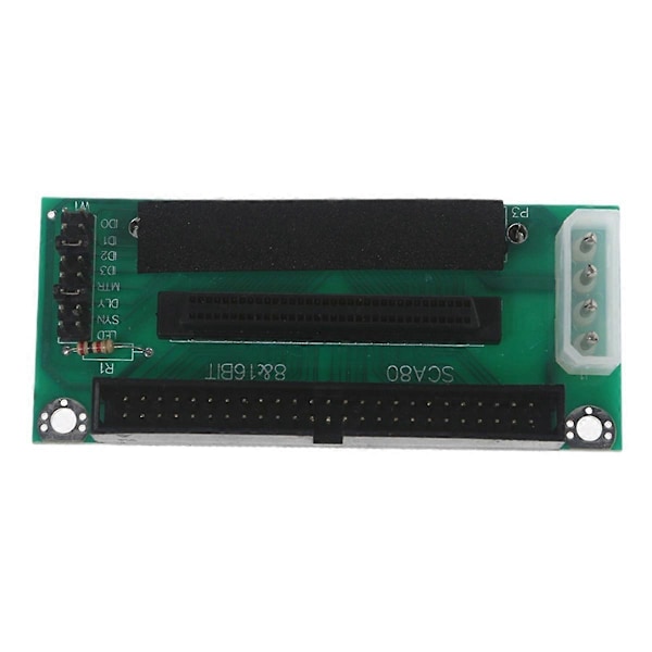 SCSI 80-Pin til 68-Pin til 50-Pin Adapterkort Overfør Data til Mini PC